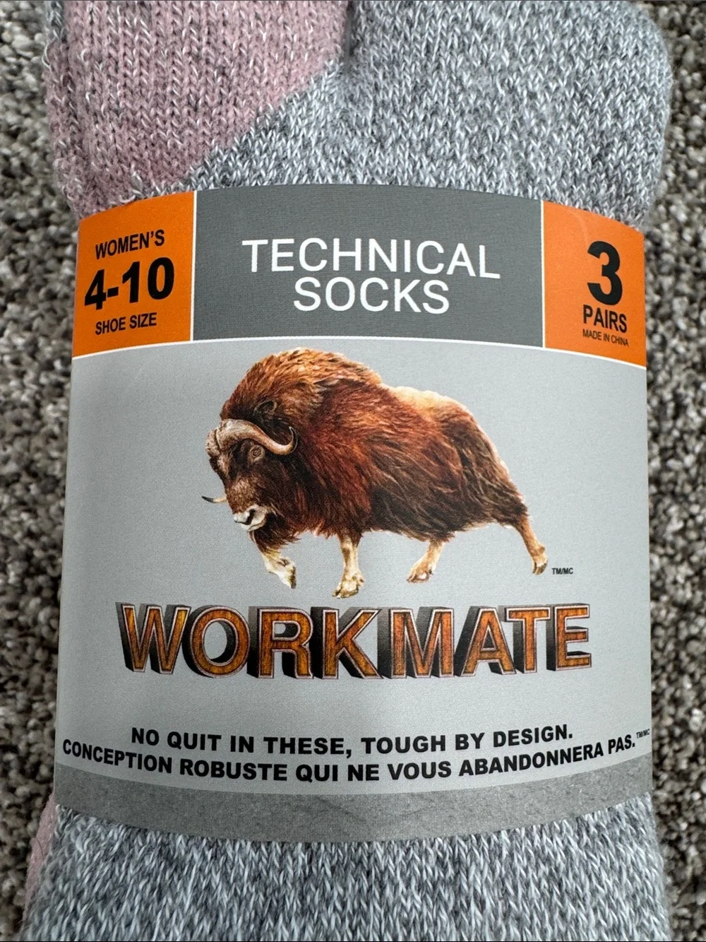 Workmate Technical Socks ~ Women's shoe size 4-10 (3 Pairs)